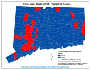 2008_Connecituct_Presidential_Election_Results_by_Town