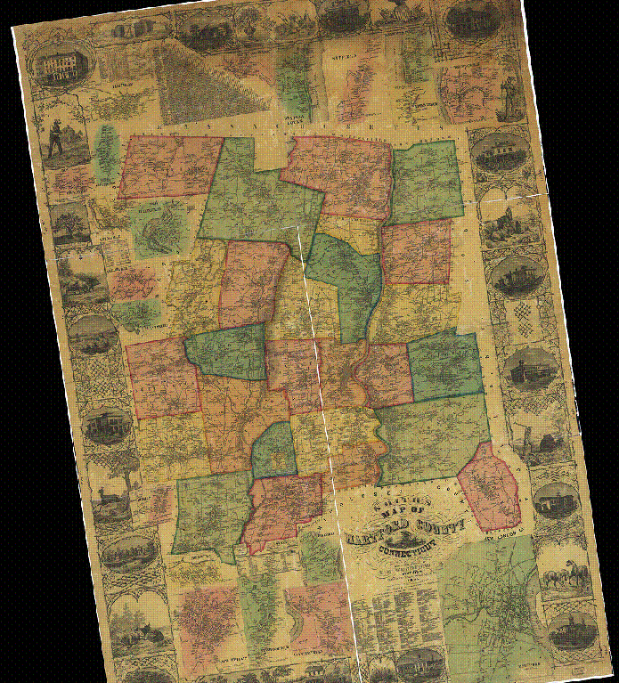 1855_Woodford_Map_of_Hartford_County